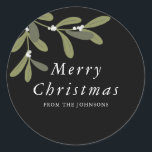 Noel -Christmas round sticker<br><div class="desc">Noel - Christmas round sticker,  Customisable. Part of a collection</div>