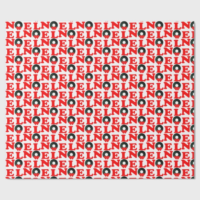 NOEL Christmas  Wrapping Paper (Flat)