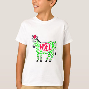 Noel Christmas Zebra T-Shirt