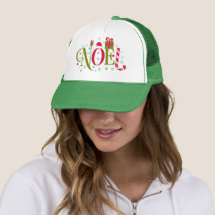 Noel colourful and fun typography resign trucker hat