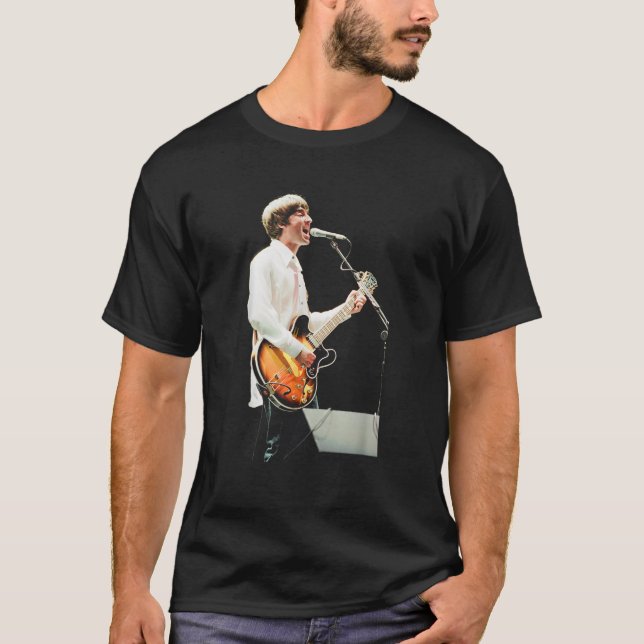 Noel Gallagher Oasis Singing Live at Balloch Castl T-Shirt (Front)