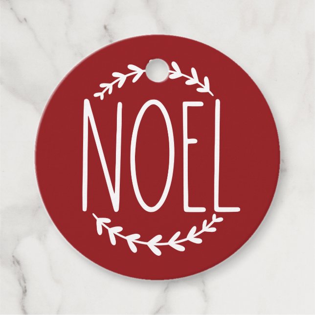 Noel Gift Tag (Front)