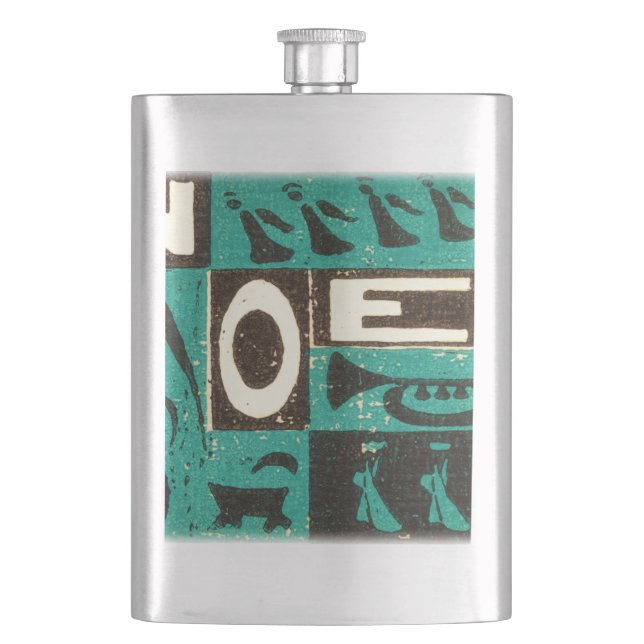 Noel Green Hip Flask (Front)