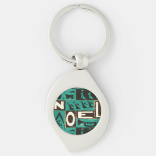 Noel Green Key Ring