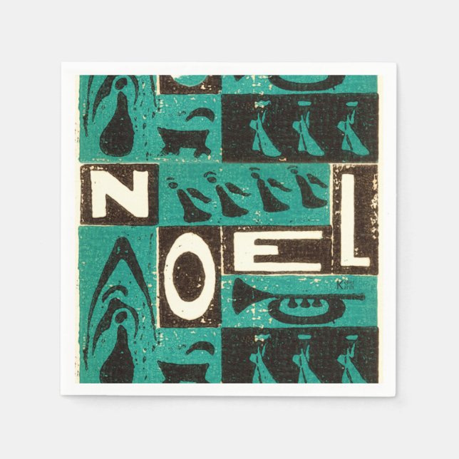 Noel Green Napkin (Front)