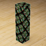 NOEL Greenery and Berries Christmas Wine Box<br><div class="desc">The word NOEL among winter leaves and berries are featured on this custom wine gift box. MATCHING items in our collection.</div>
