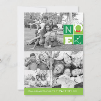 NOEL Holiday 5x7 Flat Card