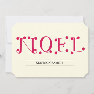 NOEL HOLIDAY CARD