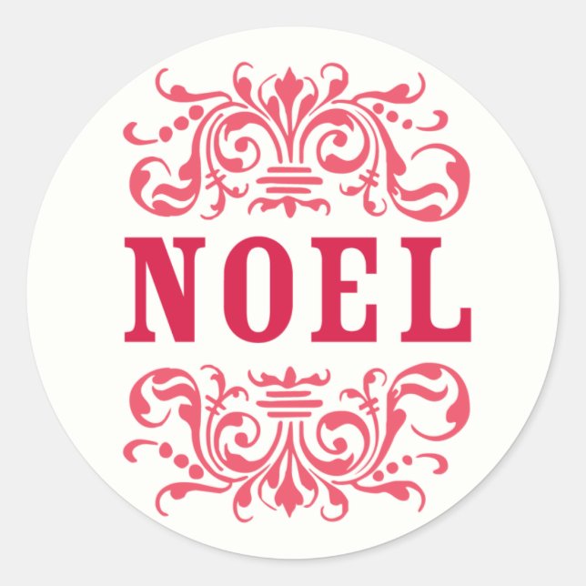 NOEL Holiday Stickers (Front)