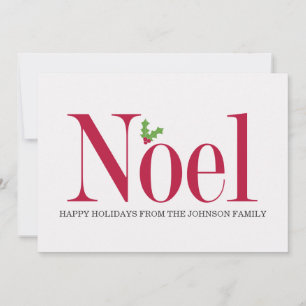 Noel Holly Design Holiday Flat Cards