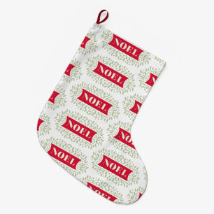noel large christmas stocking