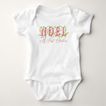 NOEL: My First Christmas - Editable Colours