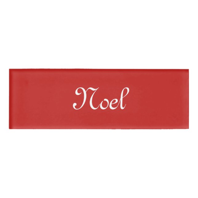 Noel Name Tag (Front)