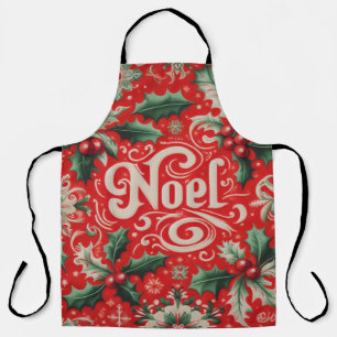 Noel Red & Green  Apron