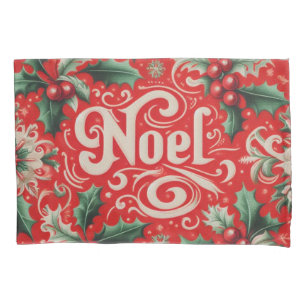 Noel Red & Green Pillowcase