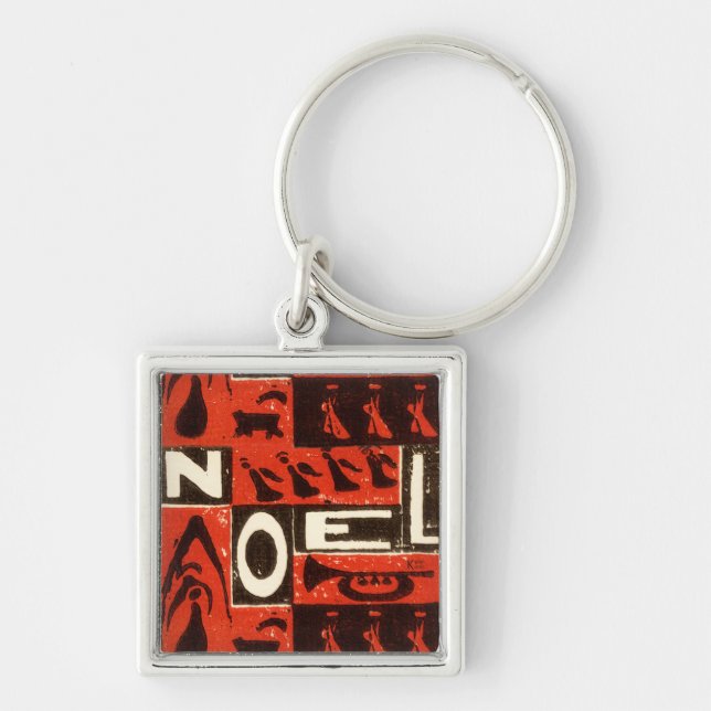 Noel Red Key Ring (Front)