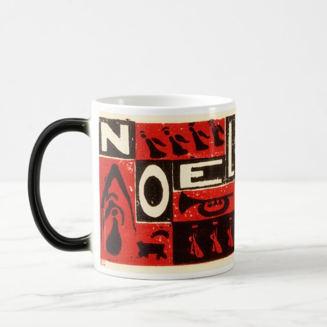 Noel Red Magic Mug (Left)