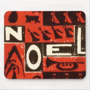 Noel Red Mouse Mat