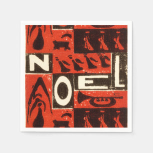 Noel Red Napkin