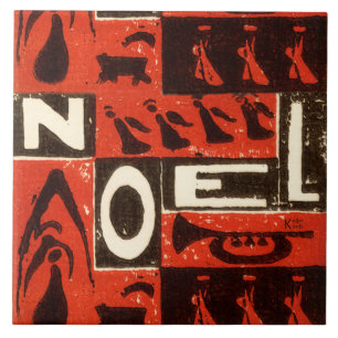 Noel Red Tile
