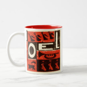 Noel Red Two-Tone Coffee Mug