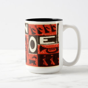 Noel Red Two-Tone Coffee Mug