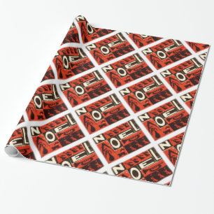 Noel Red Wrapping Paper