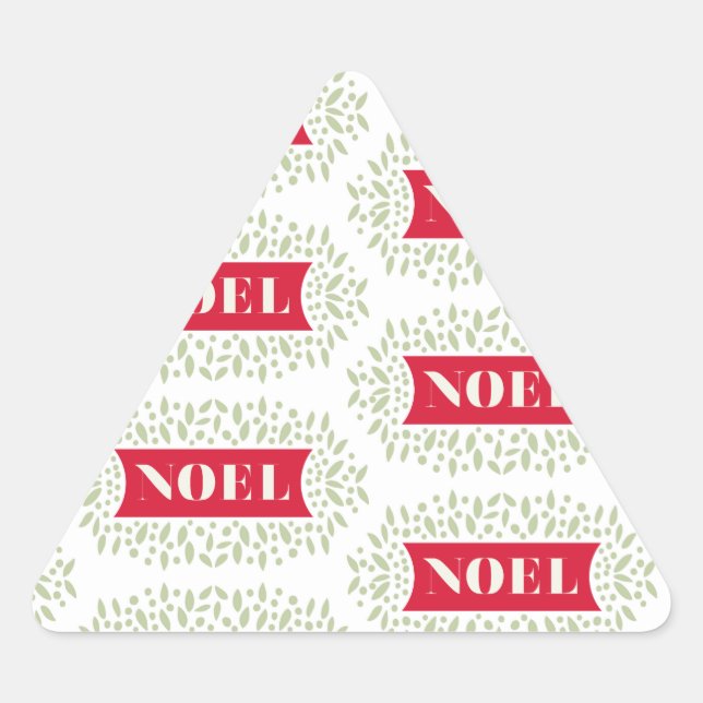 noel triangle sticker (Front)
