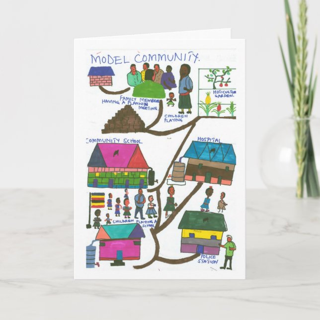 Noeline's Model Community Holiday Card (Front)