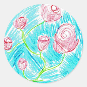 Noelle: Round Sticker