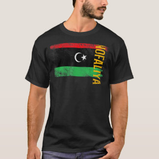 Nofaliya Libya Flag For Libyans Men Women Kids T-Shirt