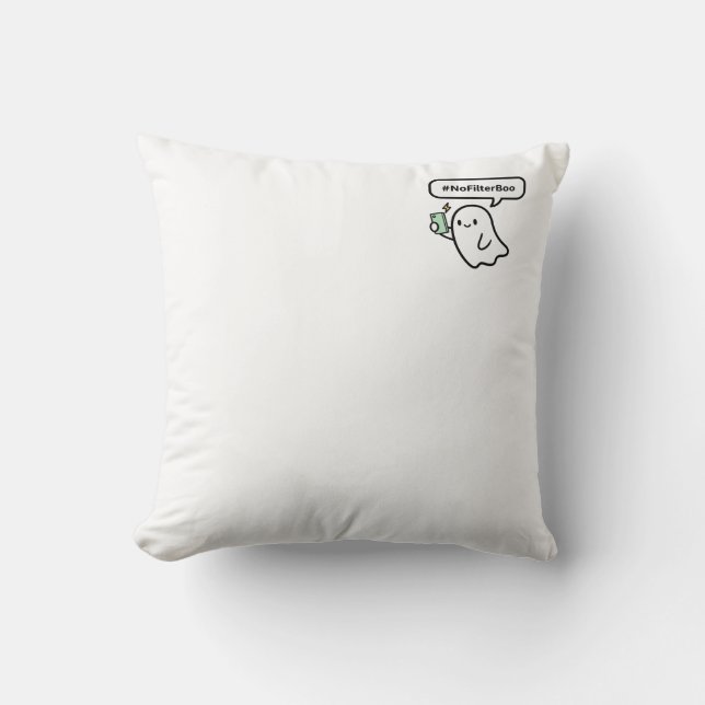 #NoFilterBoo Cushion (Front)