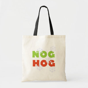 Nog Hog Holiday Tshirts and Gifts Tote Bag
