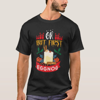 Nog Hog - National Eggnog Day - Egg Nog Christmas T-Shirt