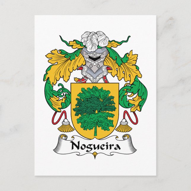Nogueira Family Crest Postcard (Front)
