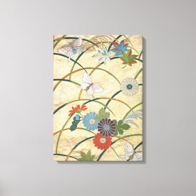 Noh Robe Canvas Print (Front)