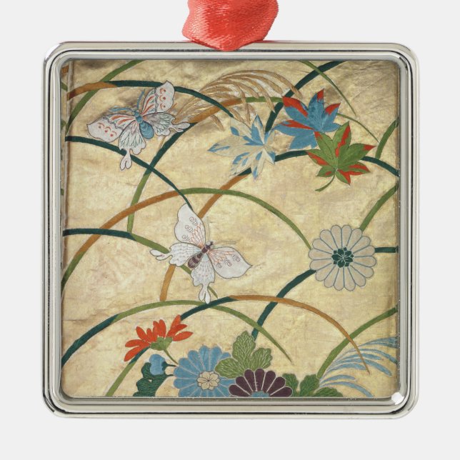 Noh Robe Metal Tree Decoration (Front)