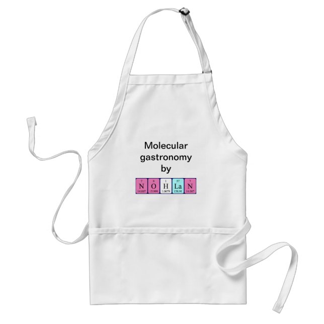 Nohlan periodic table name apron (Front)