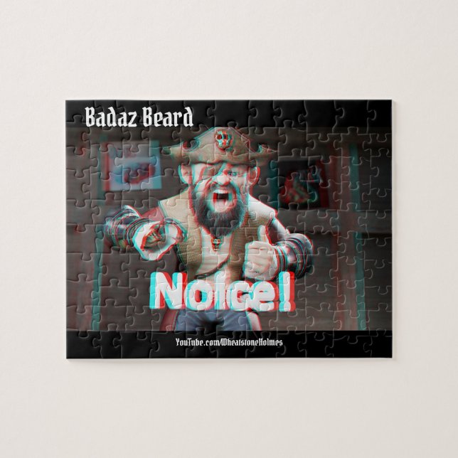 Noice! Badaz Beard 3D Jigsaw Puzzle (Horizontal)