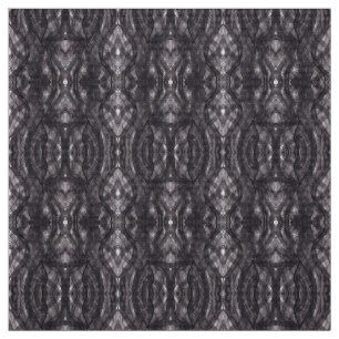 Noir Black Abstract Watercolor Art Fabric