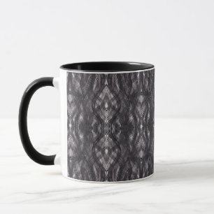 Noir Black Abstract Watercolor Art Mug