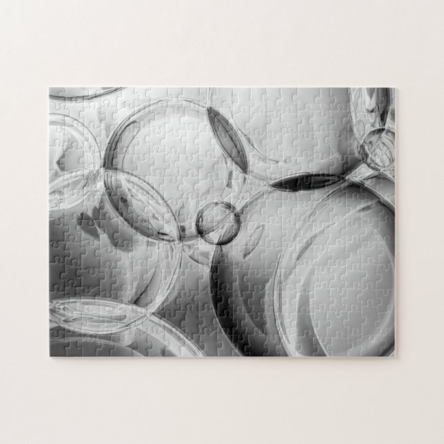 Noir Bubbles Jigsaw Puzzle (Horizontal)