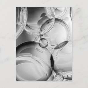 Noir Bubbles Postcard