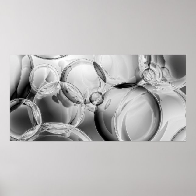 Noir Bubbles Poster (Front)