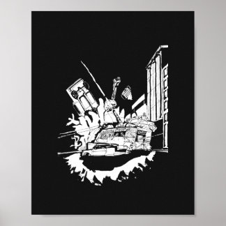 Noir Bus Battle Poster