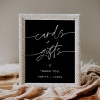 NOIR Cards and Gifts Wedding Sign