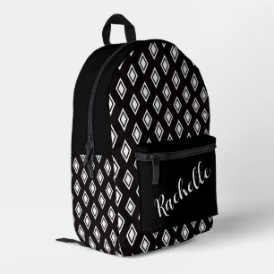 Noir Diamond Backpack — Customisable Edge