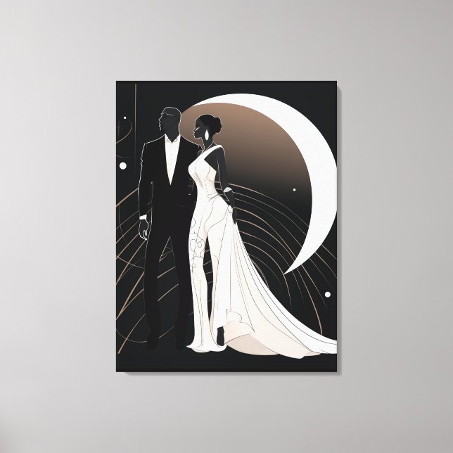 NOIR ELEGANCE #1 CANVAS PRINT (Front)