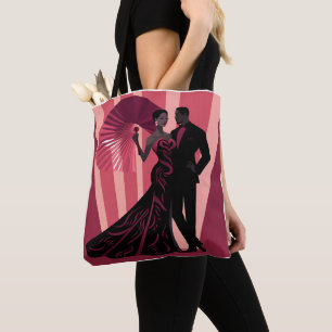 NOIR ELEGANCE-RED #1 TOTE BAG