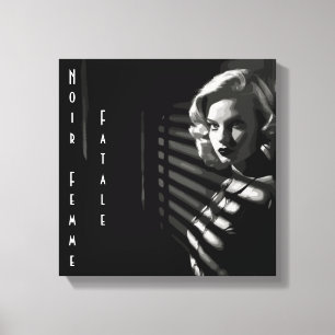 Noir Femme Fatale Canvas Print
